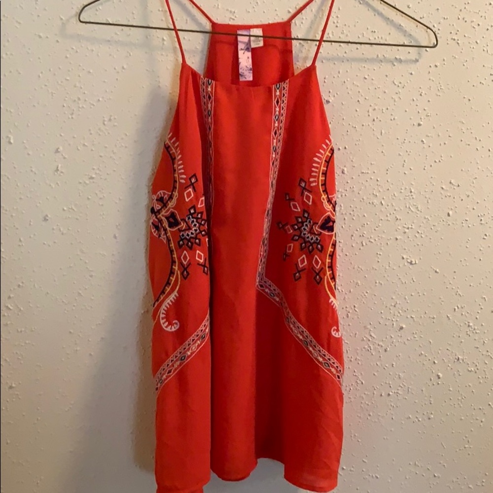Orange Detailed Tank